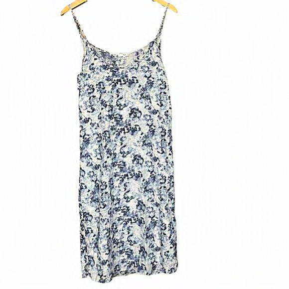 Aje Spaghetti Strap Blue White Dress‎ Women Size AU 10 US 6 - Picture 1 of 8